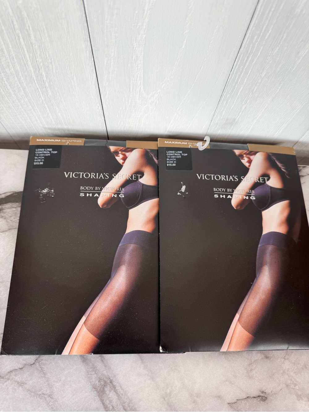 Victoria's Secret Sheer Shaping Tights - Black